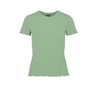 PIECES Women's Pcnicca SS O-Neck Top Noos T-Shirt, Quiet Green, XS