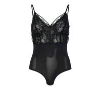 Pieces Women's Pcnichelle Sl Bodystocking Noos Bodysuit, Black, M UK