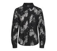 PIECES Women's Pcnorinne Ls Shirt Long Sleeve Blouse, Black, M