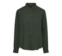 PIECES Women's Pcnova LS Shirt Noos Bc Blouse, Green (Duffel Bag), Large
