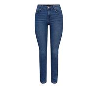 PIECES Women's PCNUNNA MW Slim MB105 NOOS BC Jeans, Medium Blue (Medium Blue Denim), 27W x 32L