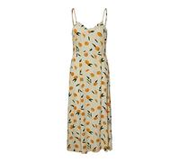 PIECES Women's PCNYA Slip Ankel Dress BF BC, Birch/AOP:Lemon, XS