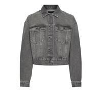 PIECES Women's Pcnynne Jacket, Grey Denim, M