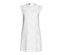 PIECES Women's Pcolline Sl Lace Dress Noos Dress, Cloud Dancer, L