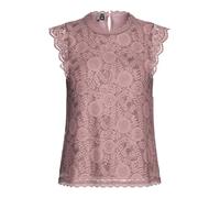 PIECES Women's Pcolline Sl Lace Top Noos Bc, Woodrose, Large