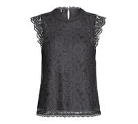 PIECES Women's Pcolline Sl Lace Top Noos Blouse Shirt, Magnet, M