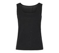 PIECES Women's Pcpaige Sl Reversible Top Bc Tank, Black/Detail: Silver Lurex, XL