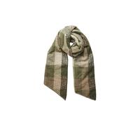 PIECES Women's Pcpyron Checked Long Scarf Noos Bc, Forest Night, One Size