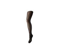 PIECES Women's Pcrabine Tights Noos Tights, Black/Detail: Check, S-M