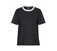 PIECES Women's Pcria SS Solid Tee Noos BC T-Shirt, Black, XS