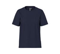 PIECES Women's Pcria SS Solid Tee Noos BC T-Shirt, Sky Captain, L
