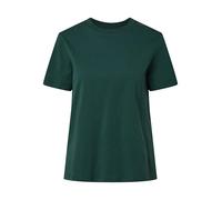 PIECES Women's Pcria SS Solid Tee Noos Bc T-Shirt, Trekking Green, Large