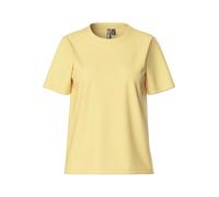 PIECES Women's Pcria SS Solid Tee Noos Bc T-Shirt, Yellow (Pale Banana), Large