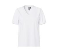 PIECES Women's PCRIA SS V-Neck Solid Tee NOOS BC T-Shirt, Bright White, L
