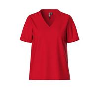 PIECES Women's Pcria SS V-Neck Solid Tee Noos T-Shirt, Lollipop, XS