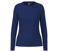 PIECES Women's Pcruka LS Top Noos Bc Long-Sleeved T-Shirt, Bellwether Blue, M