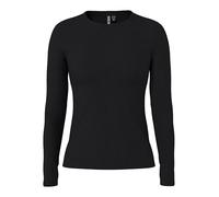 PIECES Womens Pcruka Top Noos Longsleeve T - Shirt, Black, XS UK
