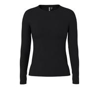 PIECES Womens Pcruka Top Noos Longsleeve T - Shirt, Black, XS UK