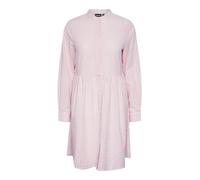 PIECES Women's Pcsally Ls Dress Noos, Pastel Lavender/Stripes: Cloud Dancer, L
