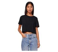 PIECES Women's Pcsara SS Short Tee Noos T-Shirt, Black, S