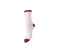 PIECES Women's Pcsebby Glitter Blocking Socks Noos, Pink-A-Boo, One Size