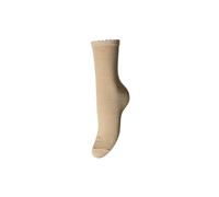 PIECES Womens Pcsebby Glitter Long 1 Pack Noos Socks, Natural/detail: Toned Lurex