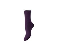 PIECES Women's Pcsebby Glitter Long Socks Noos Bc, Acai, One Size
