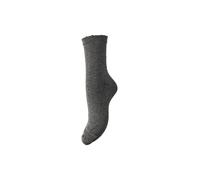 PIECES Women's Pcsebby Glitter Long Socks Noos Bc, Asphalt, One Size