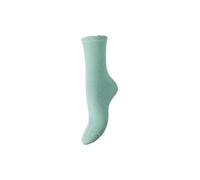 PIECES Women's Pcsebby Glitter Long Socks Noos Bc, Winter Green, One Size