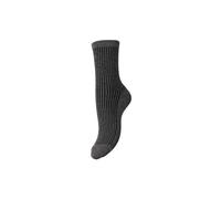 PIECES Women's Pcsebby Glitter Long Stripe Sock Noos Bc, Asphalt, One Size