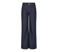 PIECES Women's Pcselma Hw Wide Rinse Noos BC Wide Jeans, Dark Denim Blue, 26W x 32L