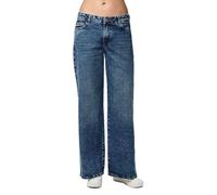 PIECES Women's Pcselma Lw Wide Jeans Mb402 Noos Bc, Medium Blue (Medium Blue Denim), 28W x 30L