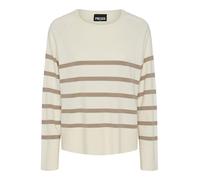 PIECES Women's Pcsia Ls Knit Noos Bc Jumper, White, L
