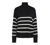 PIECES Women's Pcsia Ls Rollneck Knit Noos Bc Jumper, Black, XS