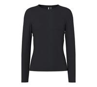 PIECES Women's Pcsirene Ls Tee Noos Long Sleeve Top, Black (Black Black), 34 (Manufacturer Size: X-Small)