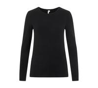 PIECES Women's Pcsirene Ls Tee Noos Long Sleeve Top, Black (Black Black), 38 (Manufacturer Size: Medium)