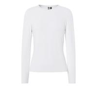PIECES Women's Pcsirene Ls Tee Noos Long Sleeve Top, White (Bright White), 34 (Manufacturer Size: X-Small)
