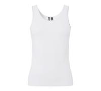 PIECES Women's Pcsirene Tank Top Noos Vest, White (Bright White), 42 (Manufacturer Size: X-Large)