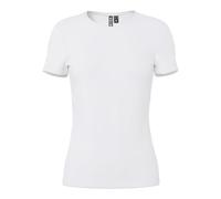 PIECES Women's Pcsirene Tee Noos T-Shirt, White (Bright White), 40 (Manufacturer Size: Large)