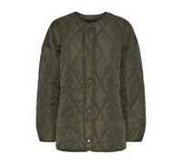 Pieces Stella Quilted Jacket Green S Woman