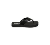 PIECES Women's Pcsummer High Flip Flop Hg, Black, 4 UK