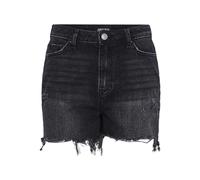 PIECES Women's PCSUMMER HW DEST BLC Shorts NOOS, Black, M