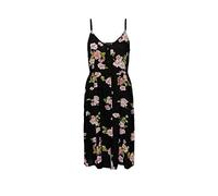 PIECES Women's Pctala Slip Dress Noos Bc, Black/AOP: Big Flower, S
