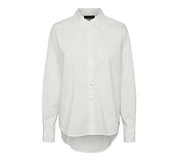 PIECES Women's Pctanne Ls Loose Shirt Noos Blouse, Cloud Dancer, S