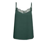 PIECES Women's Pctiffany Strap Lace Top Noos Bc Tank, Trekking Green, S