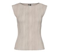 PIECES Women's Pctinnika Sl Top JRS Bc, Silver Gray, XS