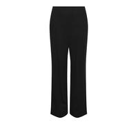 PIECES Women's Pcvinsty Hw Linen Pant Noos Trousers, Black, L / 32L