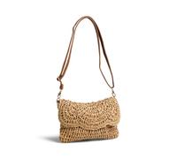 PIECES Women's Pcviolet Straw Cross Body Sww Bag, Nature/Detail: Gold Lurex, Keine Angabe