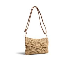 PIECES Women's Pcviolet Straw Cross Body Sww Bag, Nature, One Size