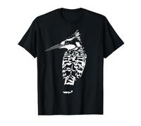 Pied Kingfisher Value Graphic T-Shirt